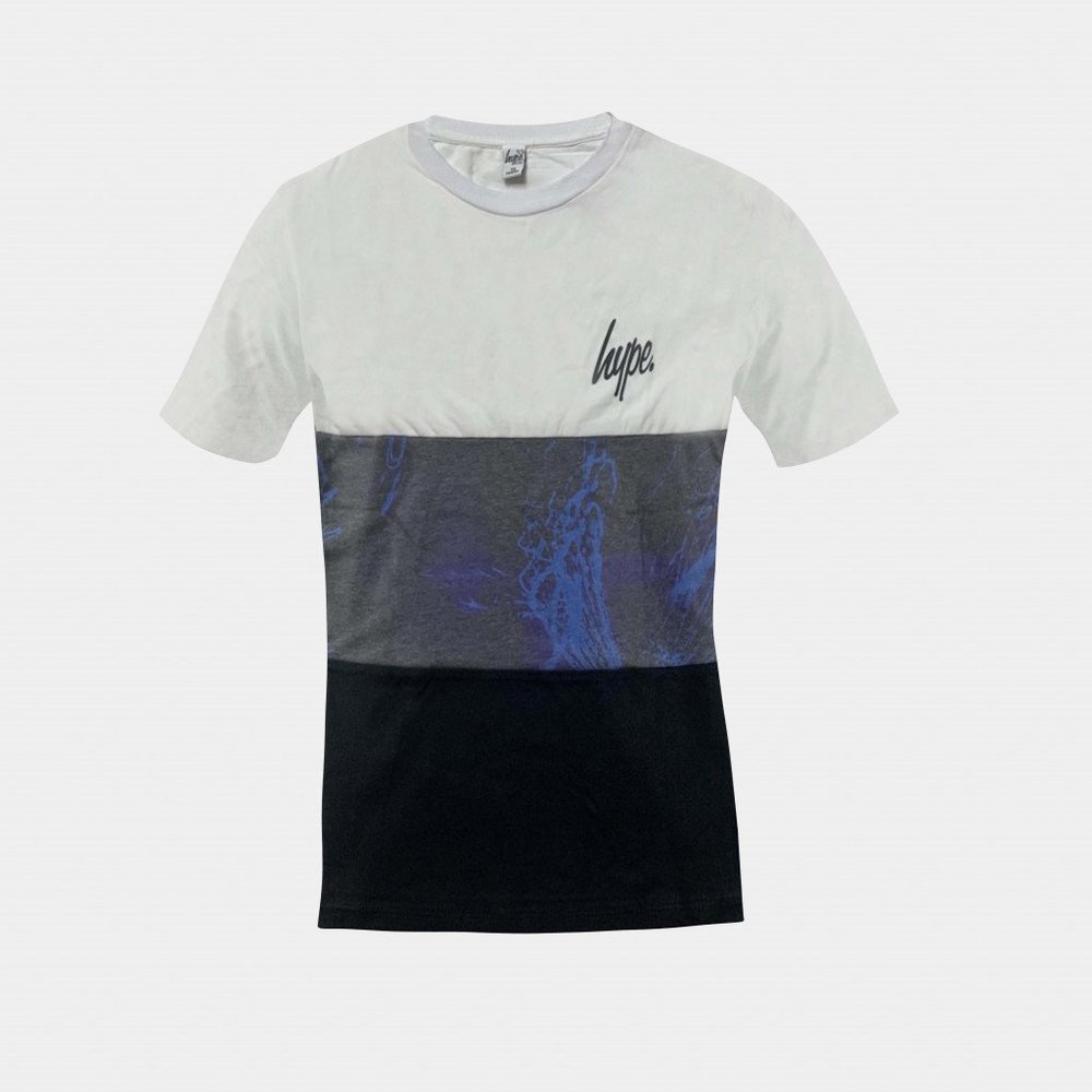 Hype Junior Club Asphalt Blue Short Sleeve T-Shirt, 13 Yrs